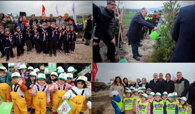 GELECEĞE UMUT EKEN ŞEHİR: BURSA’DA BİNLERCE FİDAN TOPRAKLA BULUŞTU!