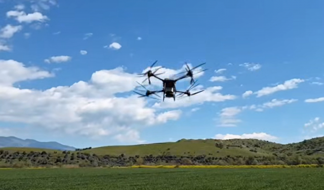 Aydın BŞB’den üreticiye drone ile ücretsiz gübreleme