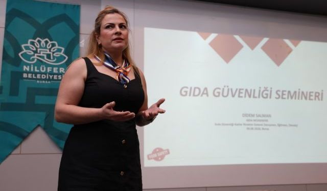 Nilüfer Belediyesi Bursa’da esnafa gıda güvenliği eğitimi verdi