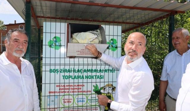 Ege Tütün İhracatçıları Birliği Salihli'de zirai ilaç atıkları için 7 atık noktası açtı