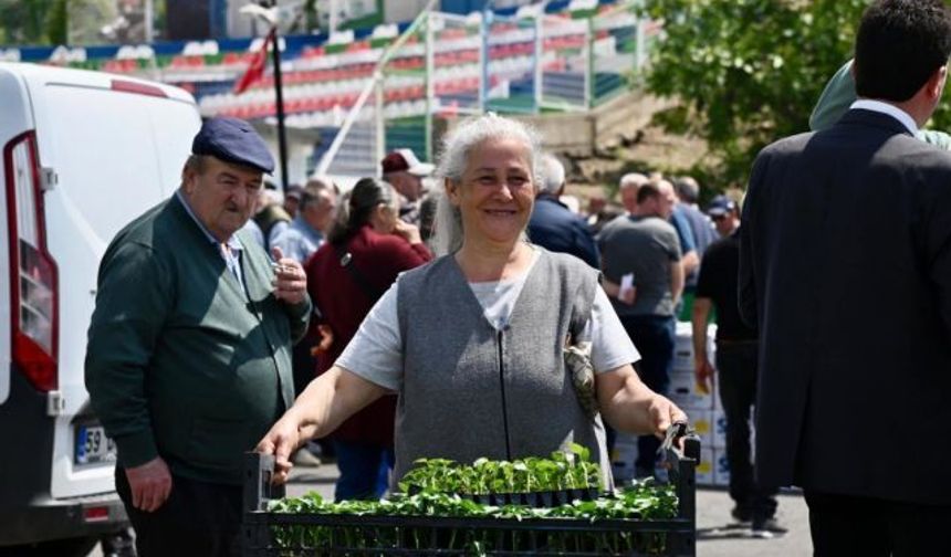 Tekirdağ Büyükşehir Belediyesi Yüzde 70 Fide Desteği Veriyor